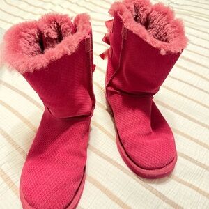 UGG Pink Double Bow
